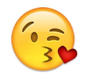 Resultado de imagem para emoji de beijo