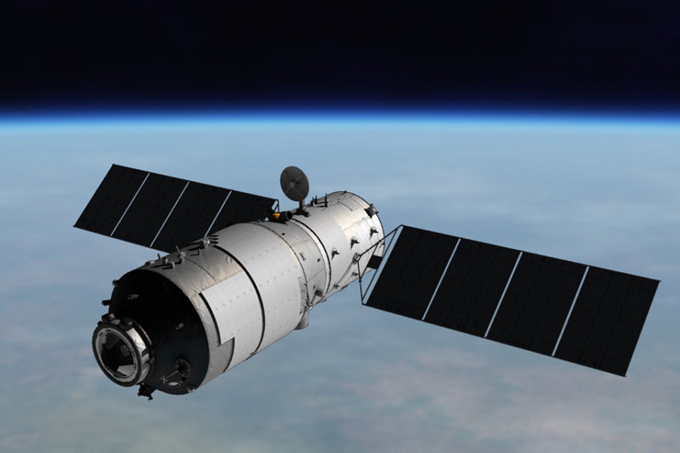 Imagem de Estação Espacial Chinesa está 'fora de controle' e cairá na Terra no tecmundo