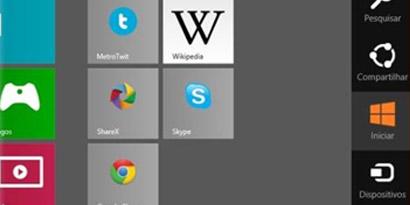 Imagem de Windows 8: como desativar os atalhos para os menus laterais Charms Bar e Switcher no site TecMundo