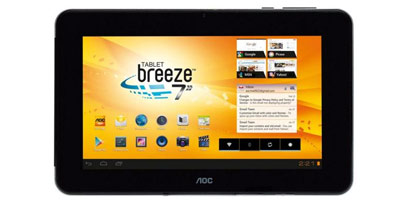 Imagem de AOC lança tablet Breeze de 7 polegadas no site TecMundo