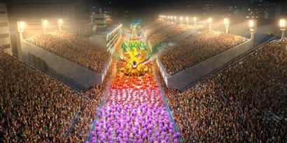 Imagem de Carnaval do Rio será exibido em 3D para todo o Brasil no site TecMundo