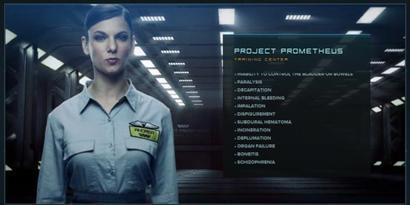 Imagem de Site interativo em HTML5 promove filme Prometheus no site TecMundo