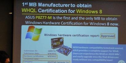 Imagem de Placa-mãe da ASUS é a primeira a obter certificação para Windows 8 no site TecMundo