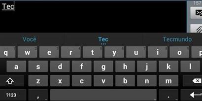 Imagem de Android: como instalar a tecnologia preditiva de digitação do Jelly Bean no site TecMundo