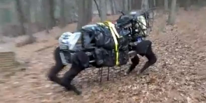 Imagem de Mula robótica do exército americano é capaz de seguir humanos sem ajuda no site TecMundo