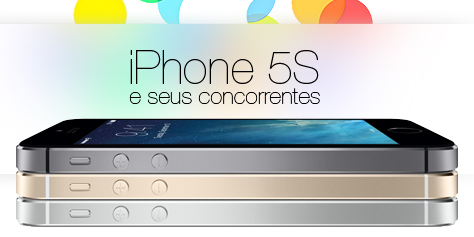 Imagem de Comparação: iPhone 5S contra os principais smartphones do mercado no site TecMundo