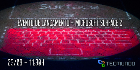 Imagem de Evento Microsoft: cobertura ao vivo do anúncio do Surface 2 no site TecMundo
