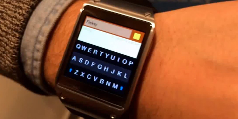 Imagem de Já é permitido digitar no Galaxy Gear com o app Flesky no site TecMundo