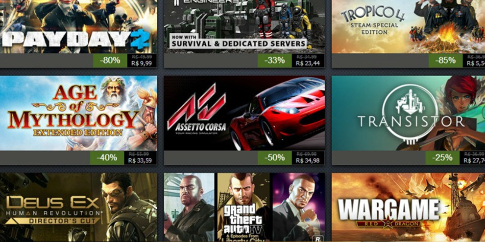 Imagem de Confira as ofertas do nono dia da Promoção de Férias do Steam no site TecMundo