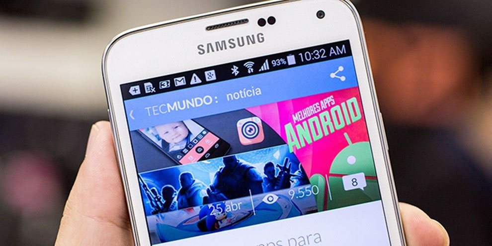 Imagem de Galaxy S5 com suporte a dois chips SIM é lançado por R$ 2.600 no site TecMundo
