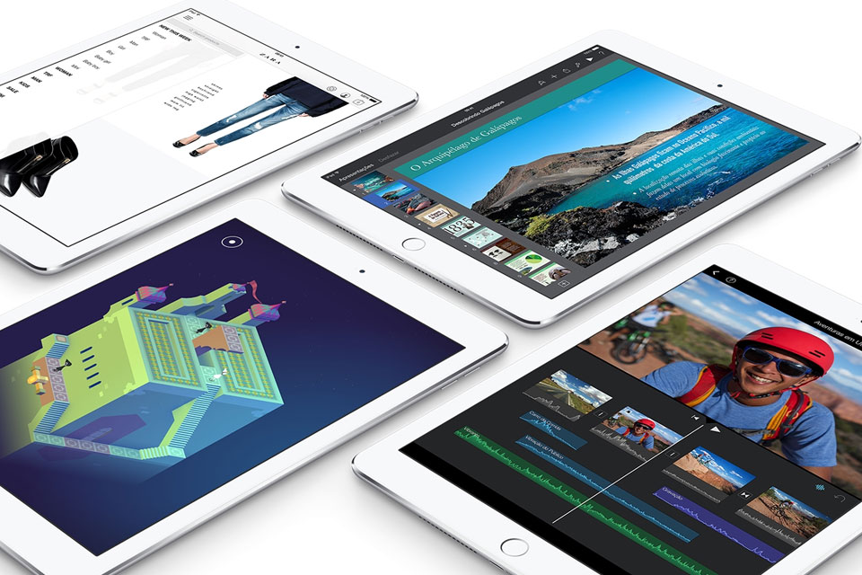 Imagem de iPad Air 2 e iPad mini 3 ainda não têm data de lançamento certa no Brasil no site TecMundo