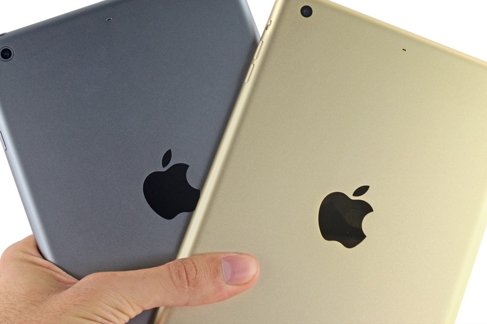 Imagem de iPad mini 3 tem sensor do Touch ID preso com cola e manutenção difícil no site TecMundo