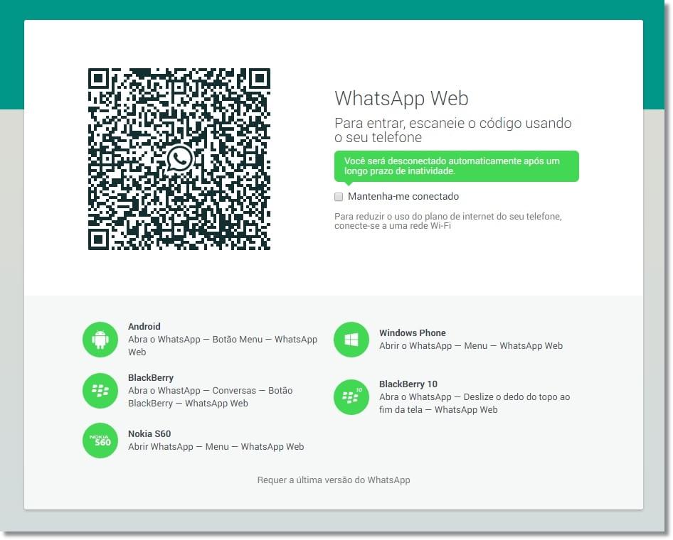 acessar web whatsapp