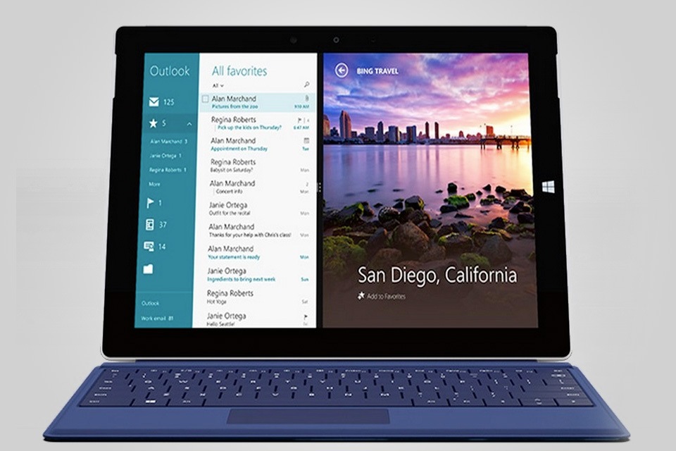 Imagem de Surface 3: Microsoft apresenta novo tablet com Windows 8.1 no site TecMundo
