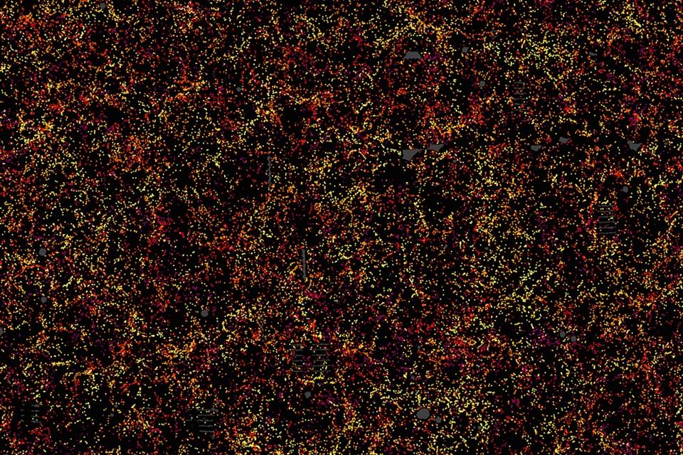 Imagem de Incrível e colossal, mapa em 3D do Universo mostra 1,2 milhão de galáxias no tecmundo