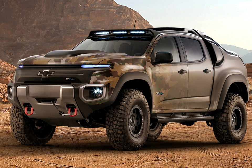 Imagem de Colorado ZH2 da Chevrolet é a picape militar futurista que já existe hoje no tecmundo