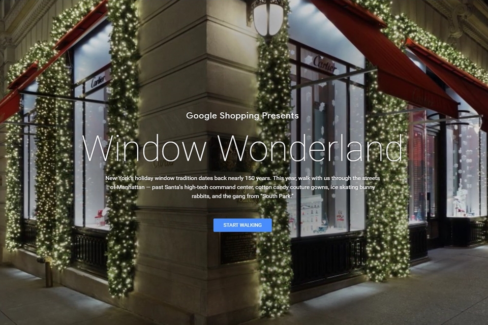 Imagem de Google faz passeio virtual pelas vitrines natalinas das lojas de Nova York no tecmundo