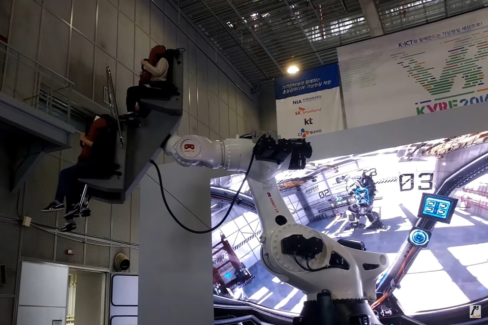 Imagem de Máquinas que parecem robôs gigantes proporcionam a melhor experiência de VR no tecmundo