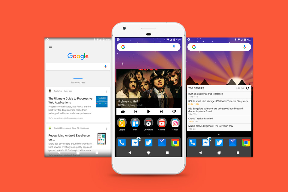 Imagem de Nova Launcher, app que customiza Android, ganha painel lateral Google Now no tecmundo
