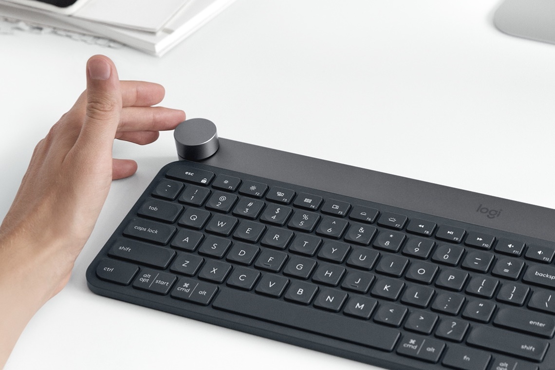 Imagem de Teclado Logitech Craft inova e traz botão criativo inteligente no tecmundo