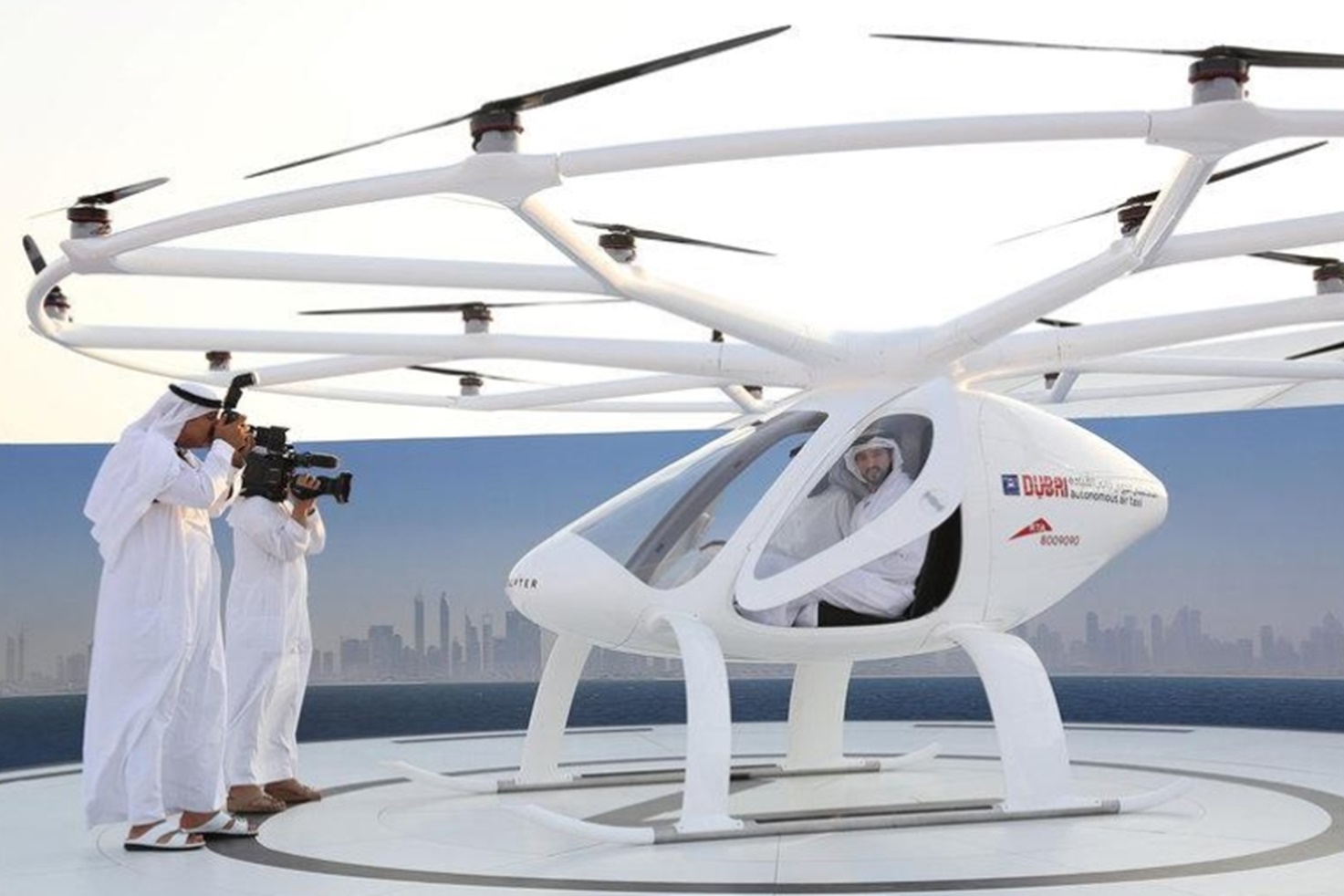 Imagem de Dubai testa primeiro drone para serviço de “táxi aéreo sem piloto” no tecmundo