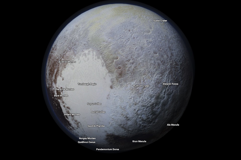 Imagem de Google Maps agora permite a você explorar planetas e luas, experimente no tecmundo