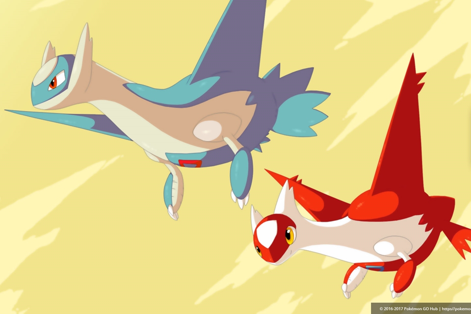 Imagem de Latias e Latios, pokémons lendários da 3ª geração, chegam hoje a Pokémon GO no tecmundo