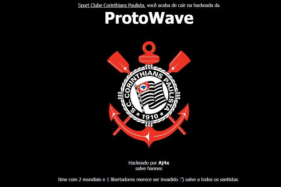 Imagem de Ataque hacker derruba site e faz graça com o Corinthians no tecmundo