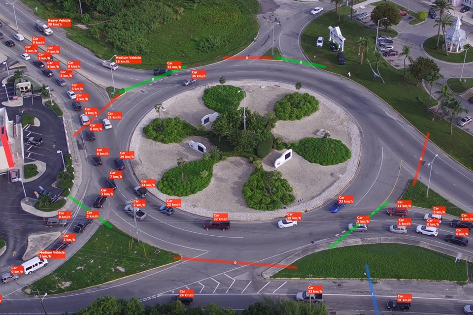 Imagem de Demonstração incrível mostra mapeamento de trânsito feito por drones e IA no tecmundo