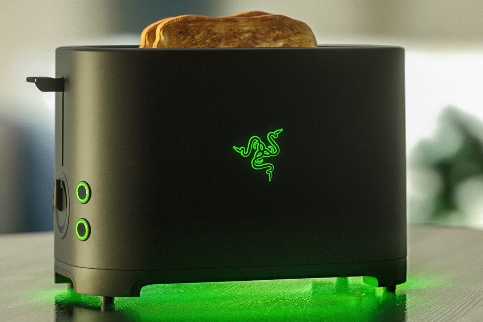 Imagem de Razer anuncia produção de "torradeira gamer" com LEDs no tecmundo