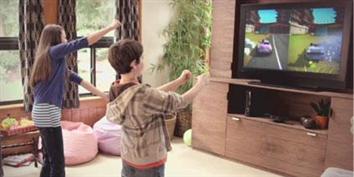 Imagem de Kinect é usado para movimentar slides em apresentação no site TecMundo