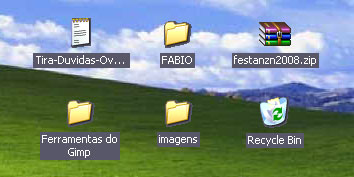 Imagem de Fundo colorido ou transparente nos ícones do desktop? no site TecMundo