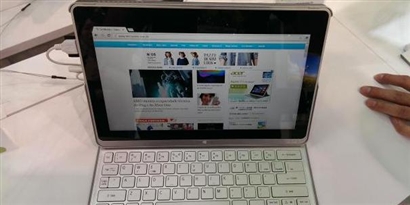 Imagem de Primeiras impressões: notebook e tablet Acer Aspire P3 no site TecMundo