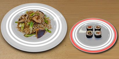 Imagem de Prato conceitual alerta sobre níveis de radioatividade na comida no site TecMundo